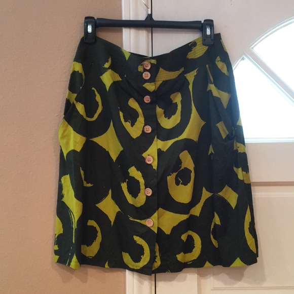 Anthropologie Dresses & Skirts - Anthropologie X Marimekko green skirt 💎